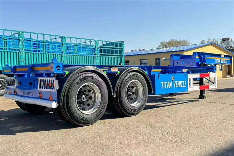 TITAN 2 Axle 20ft ISO Tank Chassis Trailer for Sale In Papua New Guinea - نصف مقطورة شاسيه: صورة 5 TITAN 2 Axle 20ft ISO Tank Chassis Trailer for Sale In Papua New Guinea - نصف مقطورة شاسيه: صورة 5