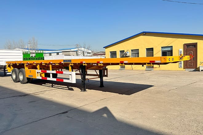 TITAN 2 Axle 40 Ft Flatbed Trailer for Sale in Uganda - نصف مقطورة مسطحة: صورة 2 TITAN 2 Axle 40 Ft Flatbed Trailer for Sale in Uganda - نصف مقطورة مسطحة: صورة 2