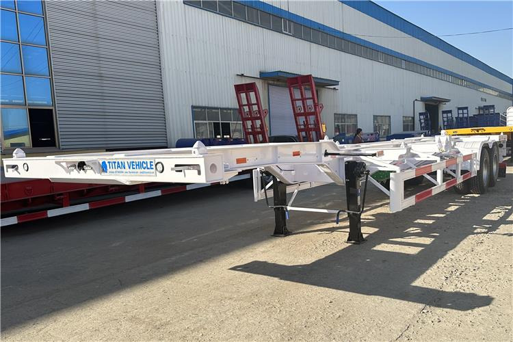 TITAN 2 Axle 40ft Container Transport Trailer for Sale In Nigeria - نصف مقطورة شاسيه: صورة 1 TITAN 2 Axle 40ft Container Transport Trailer for Sale In Nigeria - نصف مقطورة شاسيه: صورة 1