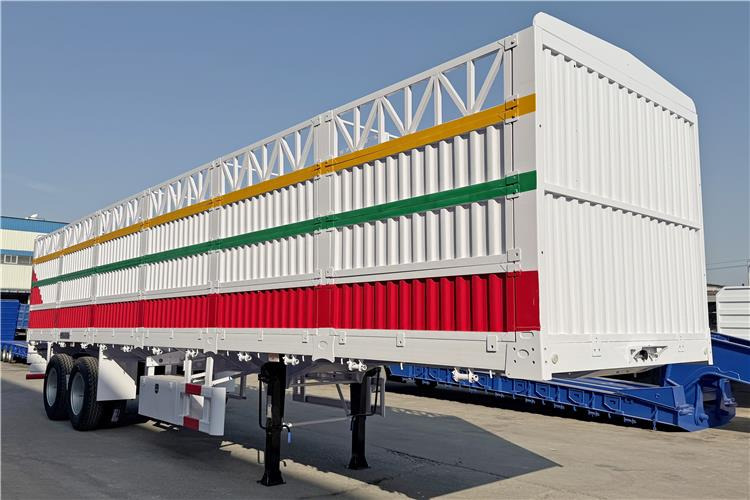 TITAN 2 Axle Fence Cargo Trailer with Bogie Suspension for Sale In Zimbabwe - نصف مقطورة لنقل الحيوانات: صورة 1 TITAN 2 Axle Fence Cargo Trailer with Bogie Suspension for Sale In Zimbabwe - نصف مقطورة لنقل الحيوانات: صورة 1