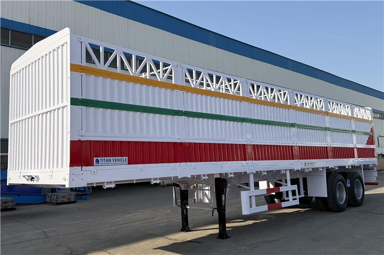 TITAN 2 Axle Fence Cargo Trailer with Bogie Suspension for Sale In Zimbabwe - نصف مقطورة لنقل الحيوانات: صورة 5 TITAN 2 Axle Fence Cargo Trailer with Bogie Suspension for Sale In Zimbabwe - نصف مقطورة لنقل الحيوانات: صورة 5
