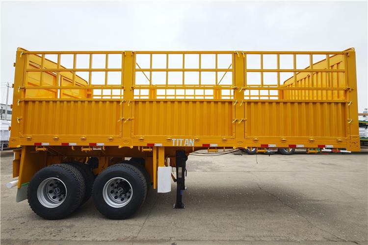 TITAN 2 Axle Fence Semi Trailer for Sale In Senegal - نصف مقطورة لنقل الحيوانات: صورة 2 TITAN 2 Axle Fence Semi Trailer for Sale In Senegal - نصف مقطورة لنقل الحيوانات: صورة 2