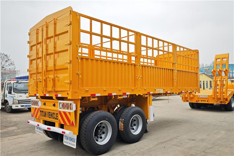 TITAN 2 Axle Fence Semi Trailer for Sale In Senegal - نصف مقطورة لنقل الحيوانات: صورة 3 TITAN 2 Axle Fence Semi Trailer for Sale In Senegal - نصف مقطورة لنقل الحيوانات: صورة 3
