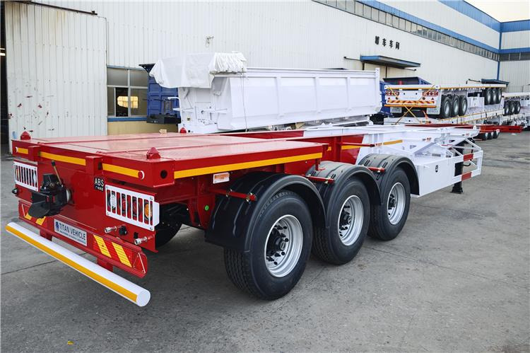 TITAN 3 Axle 40ft Container Chassis Trailer for Sale In Guam - نصف مقطورة شاسيه: صورة 5 TITAN 3 Axle 40ft Container Chassis Trailer for Sale In Guam - نصف مقطورة شاسيه: صورة 5