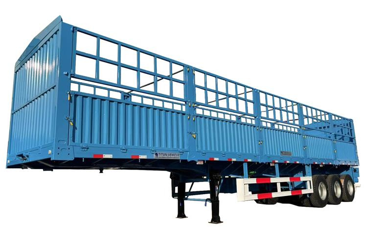 TITAN 3 Axle 60 Ton Cargo Semi Trailer for Sale In Sudan - نصف مقطورة لنقل الحيوانات: صورة 5 TITAN 3 Axle 60 Ton Cargo Semi Trailer for Sale In Sudan - نصف مقطورة لنقل الحيوانات: صورة 5
