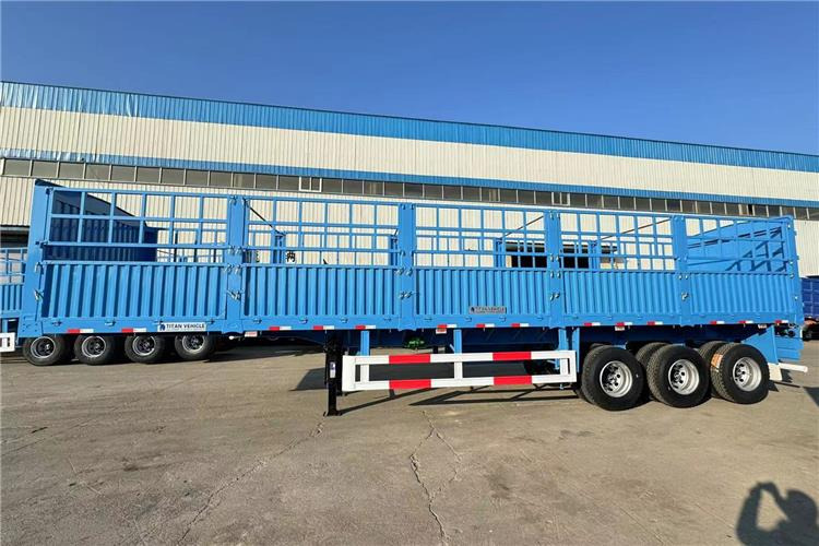 TITAN 3 Axle 60 Ton Cargo Semi Trailer for Sale In Sudan - نصف مقطورة لنقل الحيوانات: صورة 4 TITAN 3 Axle 60 Ton Cargo Semi Trailer for Sale In Sudan - نصف مقطورة لنقل الحيوانات: صورة 4