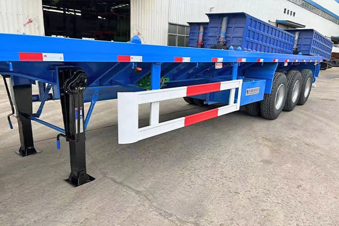 TITAN 3 Axle Flatbed Semi Trailer Manufacturers for Sale in Ghana - نصف مقطورة مسطحة: صورة 2 TITAN 3 Axle Flatbed Semi Trailer Manufacturers for Sale in Ghana - نصف مقطورة مسطحة: صورة 2