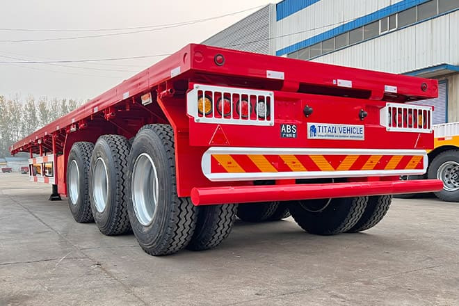 TITAN 3 Axle Flatbed Trailer for Sale in Senegal - نصف مقطورة مسطحة: صورة 1 TITAN 3 Axle Flatbed Trailer for Sale in Senegal - نصف مقطورة مسطحة: صورة 1