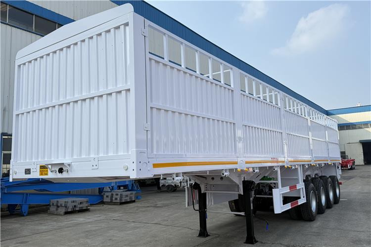 TITAN 4 Axle 80 Ton Fence Cargo Truck Trailer for Sale in Nigeria - نصف مقطورة لنقل الحيوانات: صورة 4 TITAN 4 Axle 80 Ton Fence Cargo Truck Trailer for Sale in Nigeria - نصف مقطورة لنقل الحيوانات: صورة 4