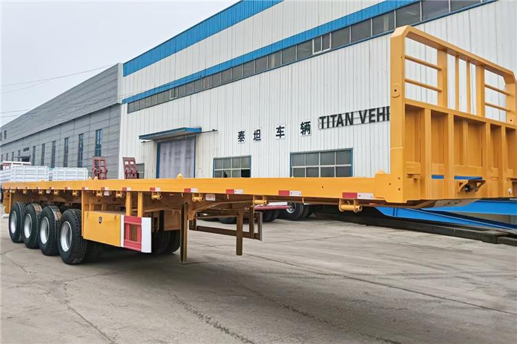 TITAN 4 Axle Flatbed Trailer for Sale Price In Senegal - نصف مقطورة مسطحة: صورة 3 TITAN 4 Axle Flatbed Trailer for Sale Price In Senegal - نصف مقطورة مسطحة: صورة 3