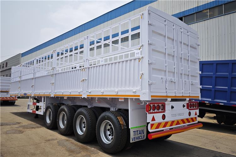TITAN 4 Axle Livestock Truck Trailer for Sale In Guam - نصف مقطورة لنقل الحيوانات: صورة 2 TITAN 4 Axle Livestock Truck Trailer for Sale In Guam - نصف مقطورة لنقل الحيوانات: صورة 2