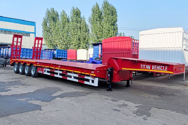 TITAN 4 Axle Low Loader Trailer for Sale in Jamaica - عربة منخفضة مسطحة نصف مقطورة: صورة 2 TITAN 4 Axle Low Loader Trailer for Sale in Jamaica - عربة منخفضة مسطحة نصف مقطورة: صورة 2