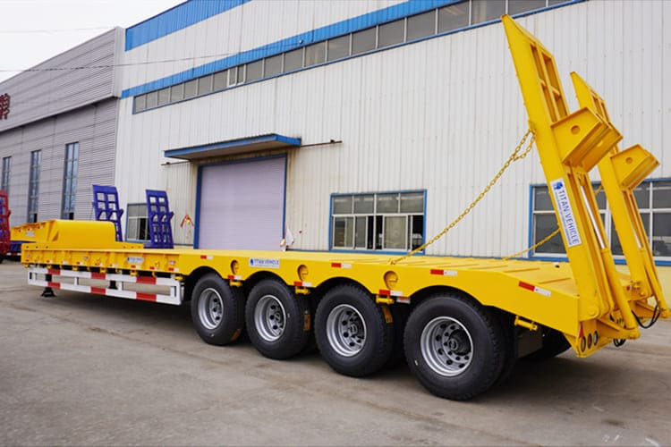 TITAN 4 Axle Lowbed Trailer Truck for Sale in Zambia - عربة منخفضة مسطحة نصف مقطورة: صورة 3 TITAN 4 Axle Lowbed Trailer Truck for Sale in Zambia - عربة منخفضة مسطحة نصف مقطورة: صورة 3