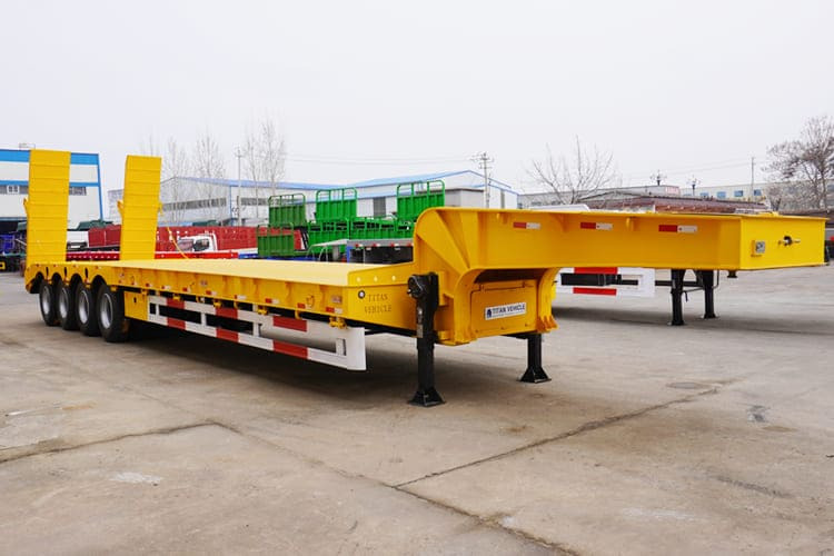 TITAN 4 Axle Lowbed Trailer Truck for Sale in Zambia - عربة منخفضة مسطحة نصف مقطورة: صورة 2 TITAN 4 Axle Lowbed Trailer Truck for Sale in Zambia - عربة منخفضة مسطحة نصف مقطورة: صورة 2
