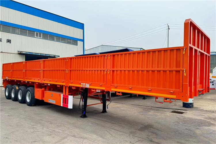 TITAN 4 Axle Trailers With Side Walls for Sale In Malawi - نصف مقطورة مسطحة: صورة 2 TITAN 4 Axle Trailers With Side Walls for Sale In Malawi - نصف مقطورة مسطحة: صورة 2