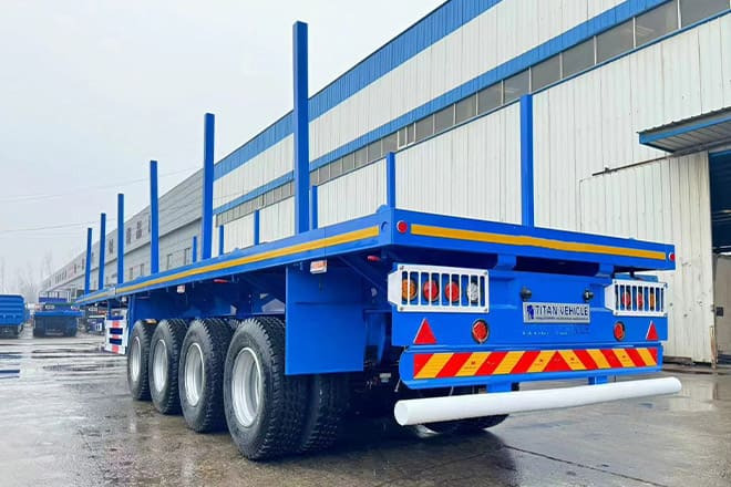 TITAN 4 Axle Wood Log Trailer for Sale in Philippines - نصف مقطورة مسطحة: صورة 3 TITAN 4 Axle Wood Log Trailer for Sale in Philippines - نصف مقطورة مسطحة: صورة 3