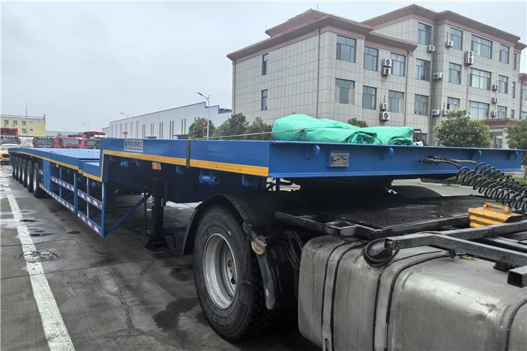 TITAN 6 Axle 54m Telescopic Flatbed Trailer for Sale In Angola - نصف مقطورة مسطحة: صورة 2 TITAN 6 Axle 54m Telescopic Flatbed Trailer for Sale In Angola - نصف مقطورة مسطحة: صورة 2