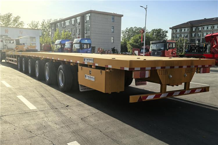 TITAN 6 Axle 62m Extendable Trailer for Sale In Ghana - نصف مقطورة مسطحة: صورة 2 TITAN 6 Axle 62m Extendable Trailer for Sale In Ghana - نصف مقطورة مسطحة: صورة 2
