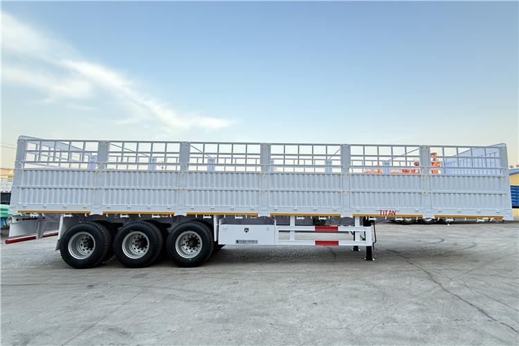 TITAN 80 Ton Fence Cargo Trailer for Sale In Mali - نصف مقطورة لنقل الحيوانات: صورة 4 TITAN 80 Ton Fence Cargo Trailer for Sale In Mali - نصف مقطورة لنقل الحيوانات: صورة 4
