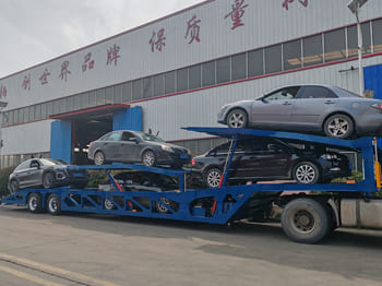 TITAN Car Hauler Trailer for Sale in Sierra Leone - نصف مقطورة نقل السيارات: صورة 3 TITAN Car Hauler Trailer for Sale in Sierra Leone - نصف مقطورة نقل السيارات: صورة 3