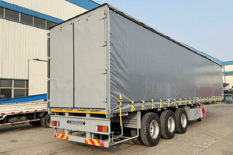 TITAN Curtain Trailer for Sale in Tanzania - نصف مقطورة ستارة: صورة 2 TITAN Curtain Trailer for Sale in Tanzania - نصف مقطورة ستارة: صورة 2