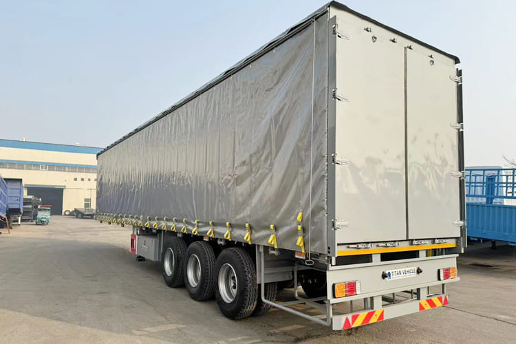 TITAN Curtain Trailer for Sale in Tanzania - نصف مقطورة ستارة: صورة 3 TITAN Curtain Trailer for Sale in Tanzania - نصف مقطورة ستارة: صورة 3