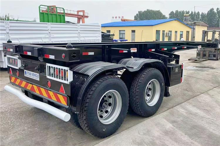 TITAN In Stock 20 ft Shipping Container Trailer for Sale In Ghana - نصف مقطورة شاسيه: صورة 3 TITAN In Stock 20 ft Shipping Container Trailer for Sale In Ghana - نصف مقطورة شاسيه: صورة 3