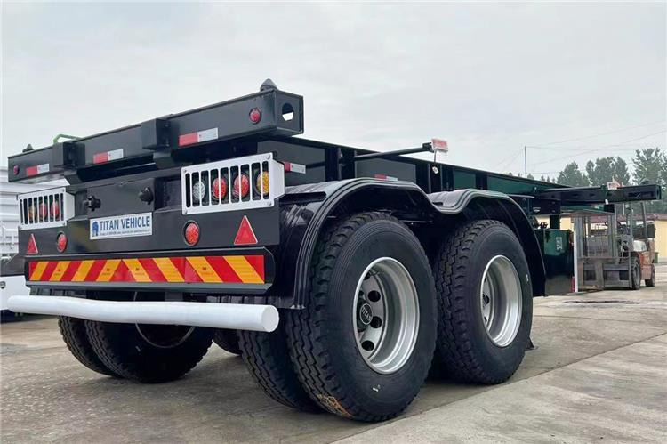 TITAN In Stock 20 ft Shipping Container Trailer for Sale In Ghana - نصف مقطورة شاسيه: صورة 4 TITAN In Stock 20 ft Shipping Container Trailer for Sale In Ghana - نصف مقطورة شاسيه: صورة 4