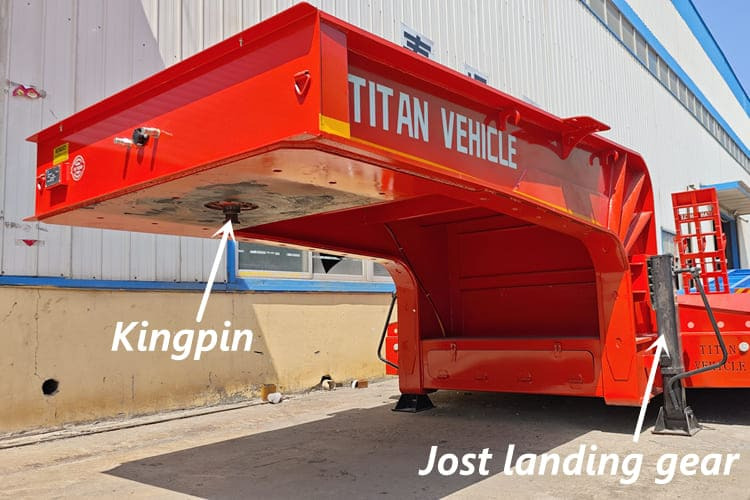 TITAN Lowbed Trailer for Sale in Saudi Arabia - عربة منخفضة مسطحة نصف مقطورة: صورة 5 TITAN Lowbed Trailer for Sale in Saudi Arabia - عربة منخفضة مسطحة نصف مقطورة: صورة 5