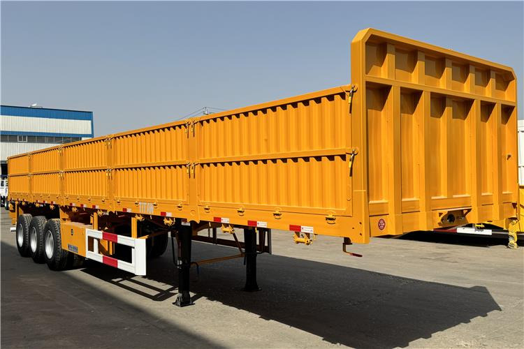 TITAN Tri Axle Side Wall Semi Trailer with 60 Ton Capcaity for Sale In Senegal - نصف مقطورة مسطحة: صورة 1 TITAN Tri Axle Side Wall Semi Trailer with 60 Ton Capcaity for Sale In Senegal - نصف مقطورة مسطحة: صورة 1