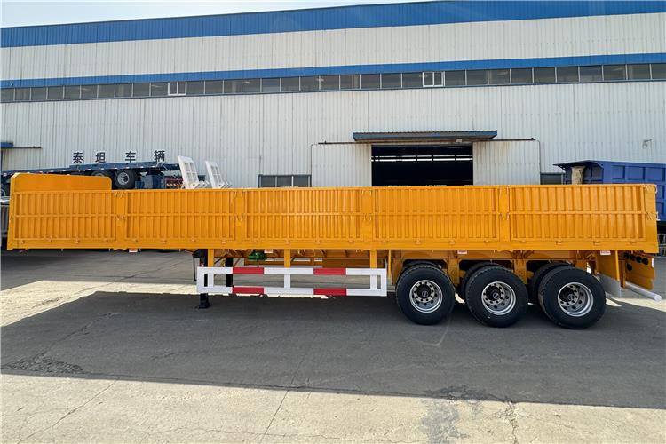 TITAN Tri Axle Side Wall Semi Trailer with 60 Ton Capcaity for Sale In Senegal - نصف مقطورة مسطحة: صورة 4 TITAN Tri Axle Side Wall Semi Trailer with 60 Ton Capcaity for Sale In Senegal - نصف مقطورة مسطحة: صورة 4