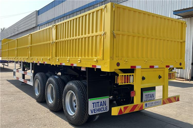 TITAN Triple Axle Trailer with Drop Side Trailer for Sale In Ghana - نصف مقطورة مسطحة: صورة 4 TITAN Triple Axle Trailer with Drop Side Trailer for Sale In Ghana - نصف مقطورة مسطحة: صورة 4