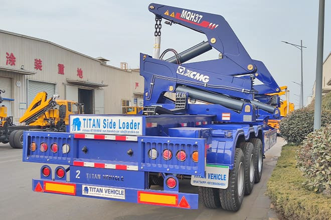XCMG 40 Ft Container Side Loader Trailer for Sale in Papua New Guinea - نصف مقطورة لنقل الحاويات: صورة 3 XCMG 40 Ft Container Side Loader Trailer for Sale in Papua New Guinea - نصف مقطورة لنقل الحاويات: صورة 3