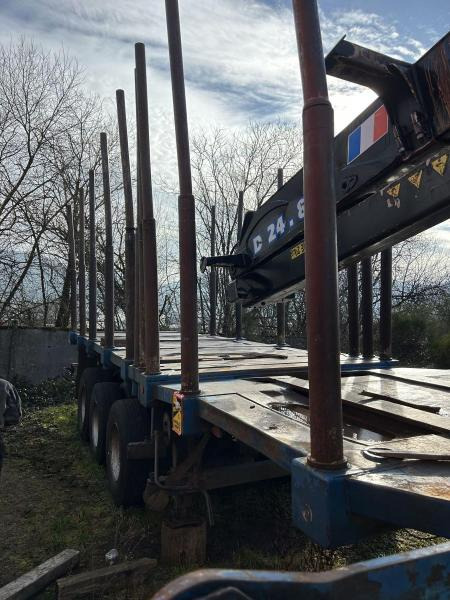 Diebolt grue avec grappin rotatif - نصف مقطورة اخشاب: صورة 3 Diebolt grue avec grappin rotatif - نصف مقطورة اخشاب: صورة 3