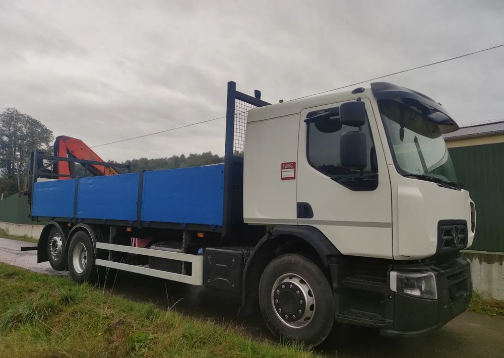 Renault Gama D 26.320 skrzynia hds palfinger PK15500 - شاحنة كرين, شاحنات مسطحة: صورة 3 Renault Gama D 26.320 skrzynia hds palfinger PK15500 - شاحنة كرين, شاحنات مسطحة: صورة 3