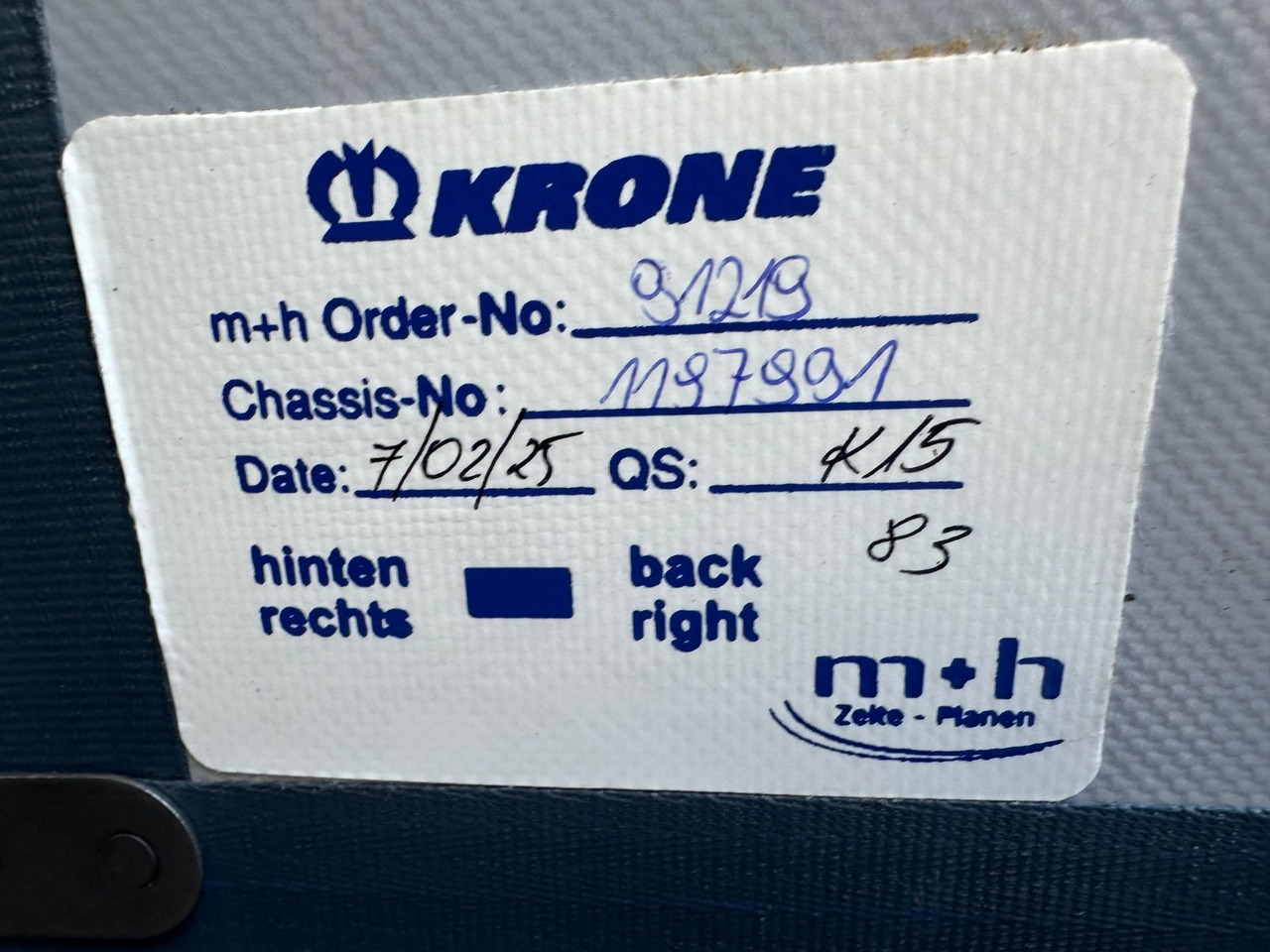 جديدة نصف مقطورة ستارة Krone SDP27 Lift/Pal-Kast/Alulatten Krone SDP27 Lift/Pal-Kast/Alulatten 5STK: صورة 7