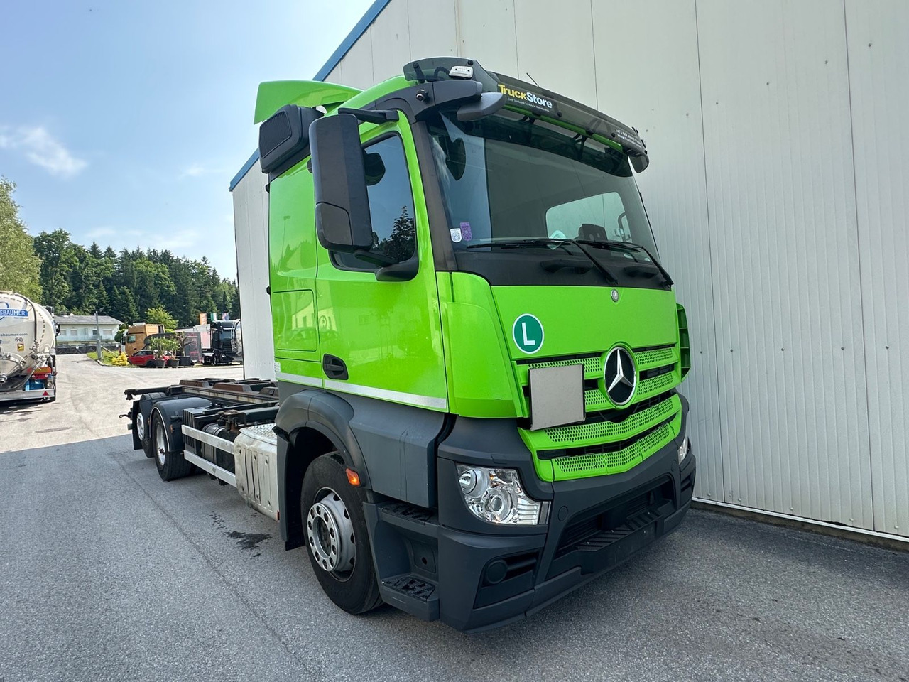 Mercedes-Benz Actros 2748 Wiesel Mafi Telberg - شاحنات الحاويات / جسم علوي قابل للتغيير شاحنة, شاحنة كرين: صورة 2 Mercedes-Benz Actros 2748 Wiesel Mafi Telberg - شاحنات الحاويات / جسم علوي قابل للتغيير شاحنة, شاحنة كرين: صورة 2