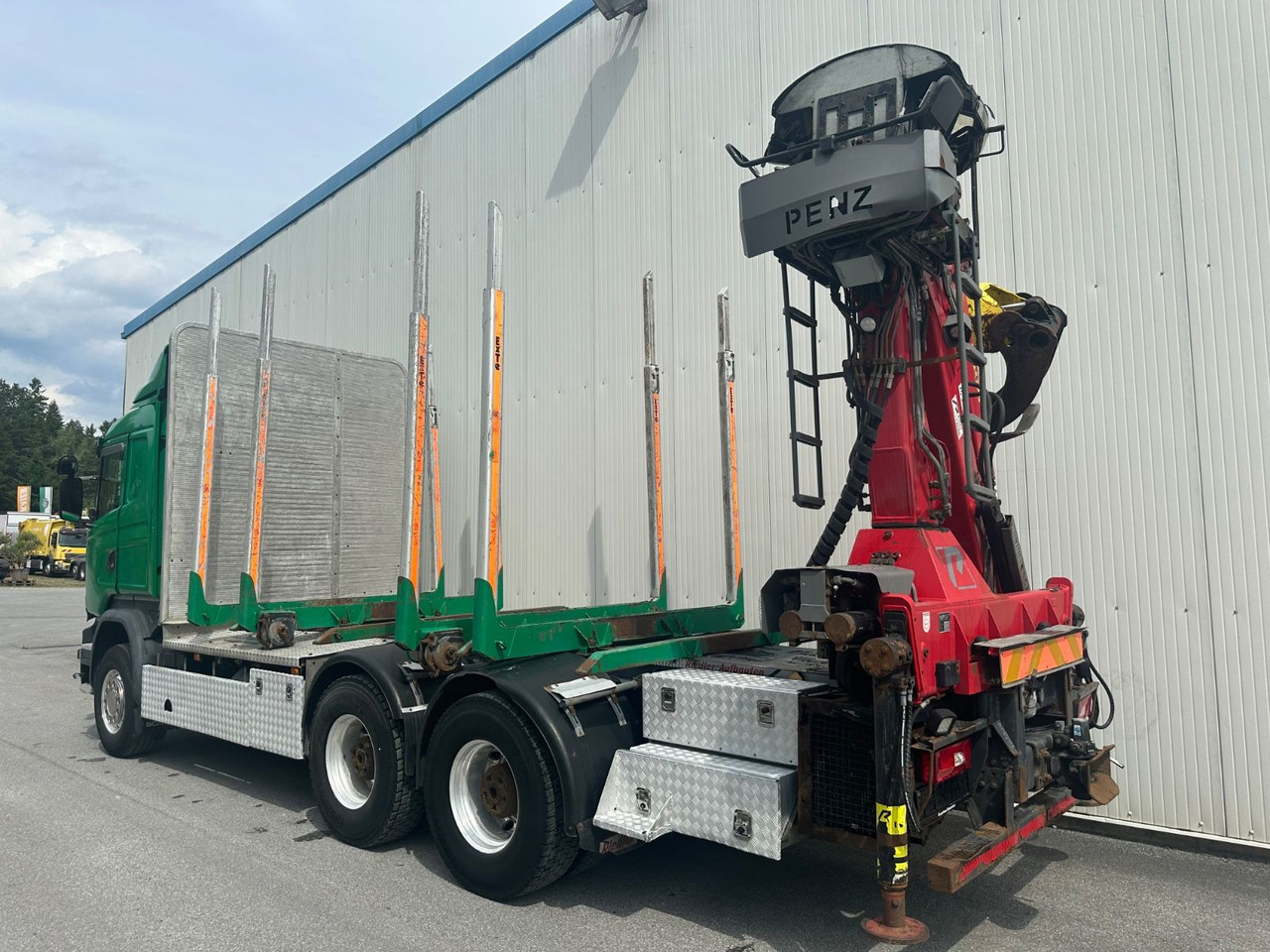 Scania R 580 V8 Penz Kran 2x Telespok - شاحنة قطع الأشجار, شاحنة كرين: صورة 4 Scania R 580 V8 Penz Kran 2x Telespok - شاحنة قطع الأشجار, شاحنة كرين: صورة 4