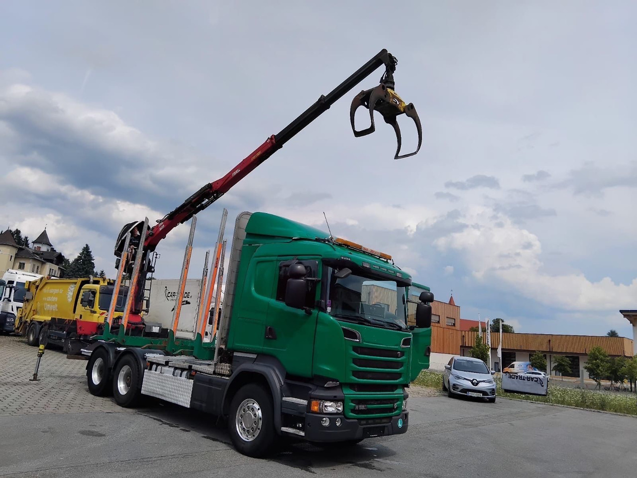 Scania R 580 V8 Penz Kran 2x Telespok - شاحنة قطع الأشجار, شاحنة كرين: صورة 5 Scania R 580 V8 Penz Kran 2x Telespok - شاحنة قطع الأشجار, شاحنة كرين: صورة 5
