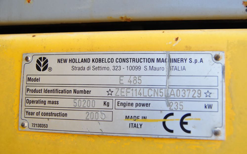 Wieniec łożysko obrotu koparki New Holland E485 - محمل الدوران - حفارة: صورة 3 Wieniec łożysko obrotu koparki New Holland E485 - محمل الدوران - حفارة: صورة 3