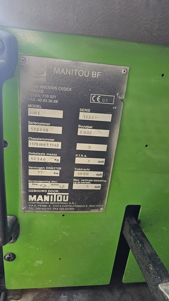 Manitou MRT 1432 Rotating Telehandler - رافعة تلسكوبية: صورة 4 Manitou MRT 1432 Rotating Telehandler - رافعة تلسكوبية: صورة 4