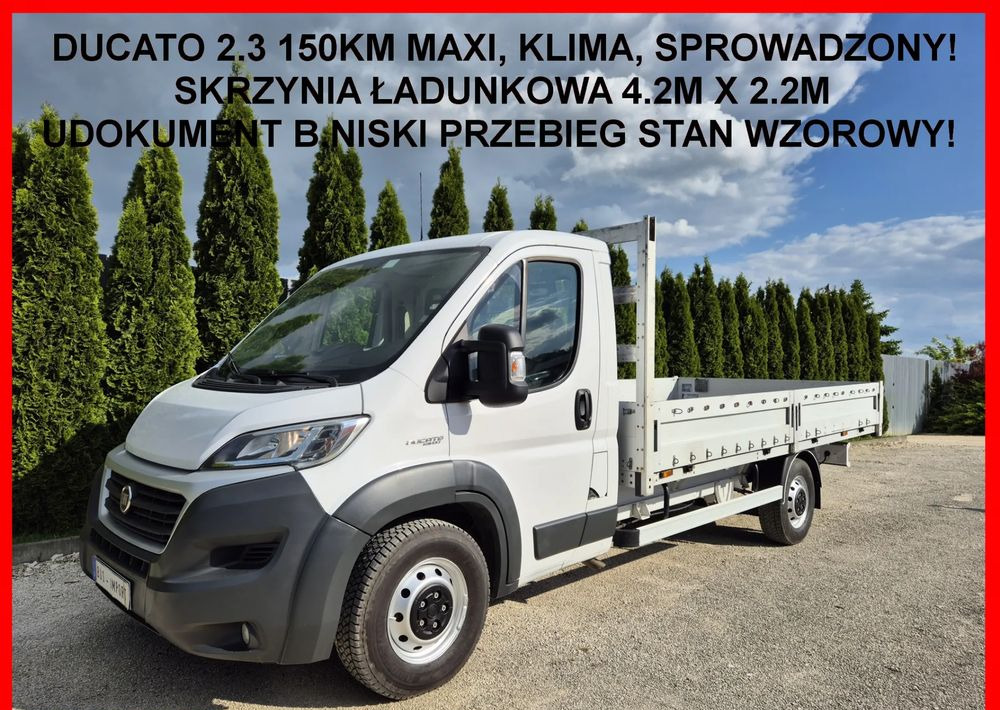 Fiat DUCATO 2.3 150KM MAXI - شاحنة مفتوحة: صورة 1 Fiat DUCATO 2.3 150KM MAXI - شاحنة مفتوحة: صورة 1