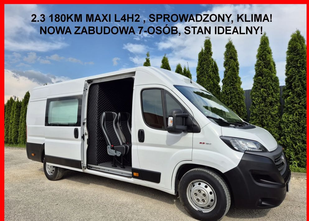 Fiat Ducato 2.3 180KM Maxi Nowa Zabudowa Dubel - الشاحنات الصغيرة كابينة مزدوجة: صورة 1 Fiat Ducato 2.3 180KM Maxi Nowa Zabudowa Dubel - الشاحنات الصغيرة كابينة مزدوجة: صورة 1