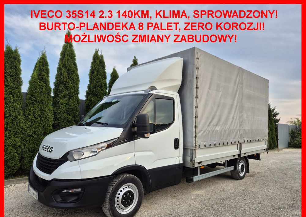 Iveco 35s14 140KM - شاحنة ستارة جانبية: صورة 2 Iveco 35s14 140KM - شاحنة ستارة جانبية: صورة 2