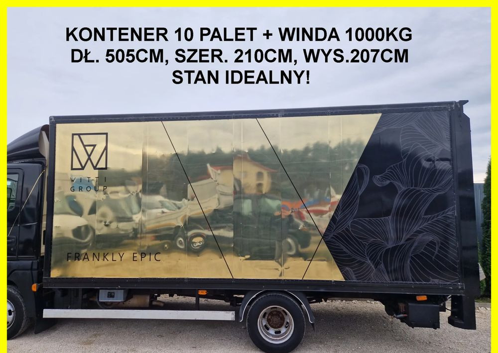 Kontener 10 palet winda 1000kg , Iveco Atleon Atego mascott ,stan idealny! - حاوية قابلة للتبديل- صندوق: صورة 1 Kontener 10 palet winda 1000kg , Iveco Atleon Atego mascott ,stan idealny! - حاوية قابلة للتبديل- صندوق: صورة 1