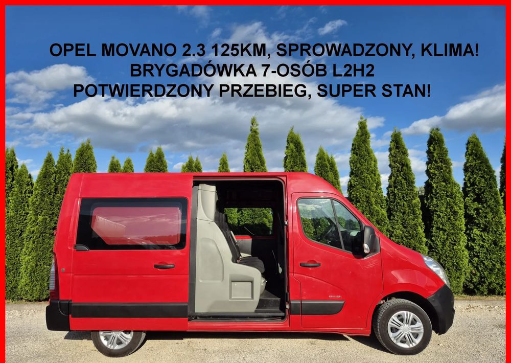 Opel Movano 2.3 125KM L2H2 Dubel Kabina - الشاحنات الصغيرة كابينة مزدوجة: صورة 2 Opel Movano 2.3 125KM L2H2 Dubel Kabina - الشاحنات الصغيرة كابينة مزدوجة: صورة 2