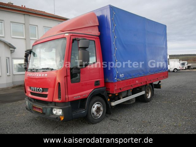 Iveco Eurocargo ML75E16 Pritsche Plane Aluca Regale - شاحنة ستارة جانبية: صورة 1 Iveco Eurocargo ML75E16 Pritsche Plane Aluca Regale - شاحنة ستارة جانبية: صورة 1