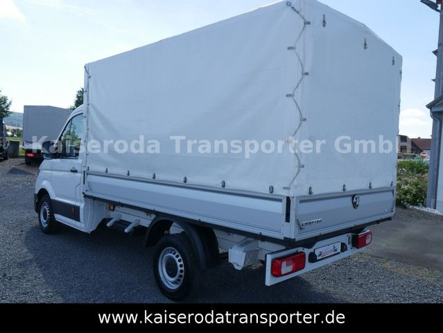 Volkswagen Crafter 35 TDI VA Einzelkabine Pritsche Plane - شاحنة ستارة جانبية: صورة 5 Volkswagen Crafter 35 TDI VA Einzelkabine Pritsche Plane - شاحنة ستارة جانبية: صورة 5
