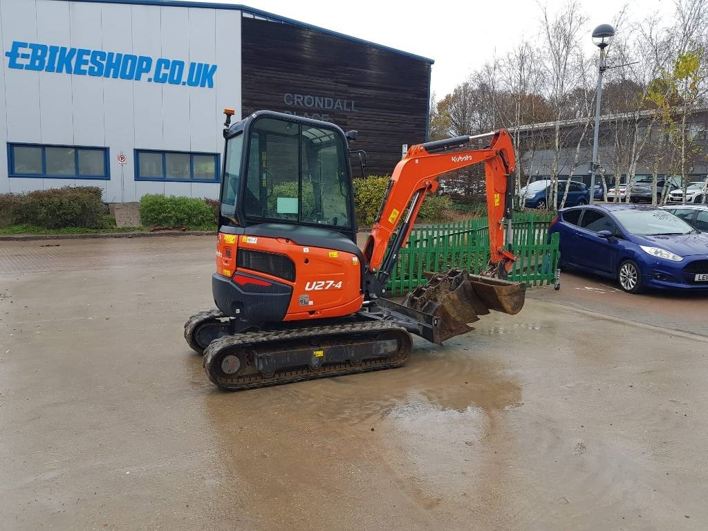Kubota U27-4 - حفارة مُصَّغرة: صورة 3 Kubota U27-4 - حفارة مُصَّغرة: صورة 3