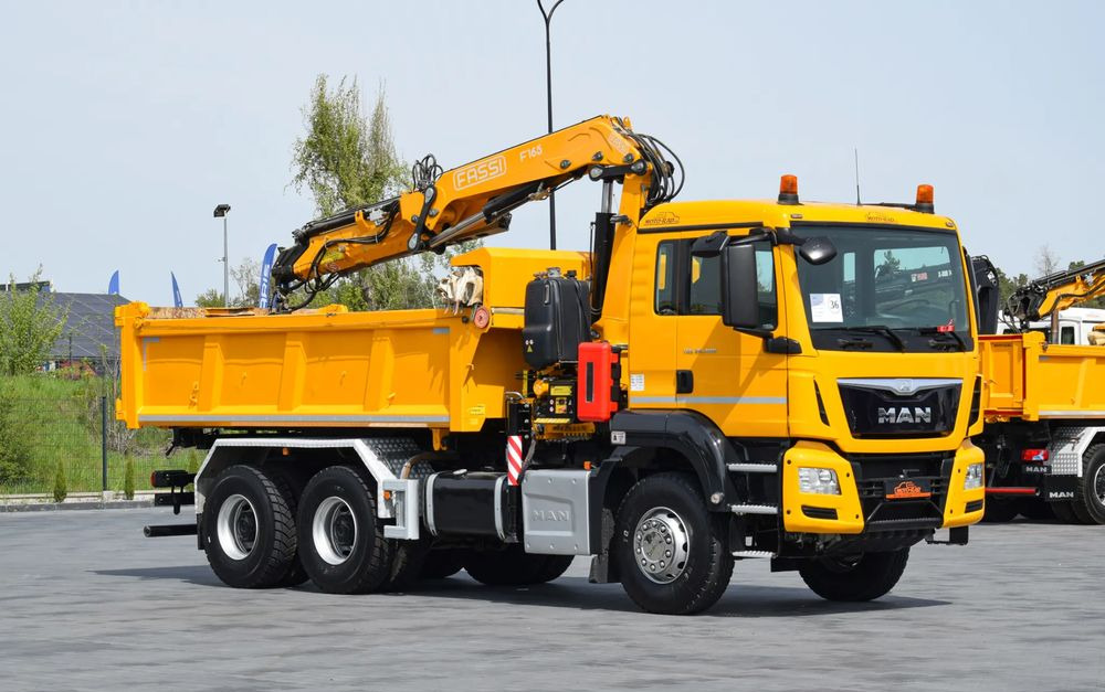 MAN TGS 26.400 / 6x4 / EURO 6 / UDT / HDS FASSI 165 / WYSUW x3 / ROTATOR / CHWYTAK / STEROWANIE RADIOWE / WZMOCNIONA RAMA / WYWROTKA / HYDROBURTA / AUTOMAT / 2017 / NOWE OPONY - 100% / NISKI PRZEBIEG - شاحنة قلاب, شاحنة كرين: صورة 3 MAN TGS 26.400 / 6x4 / EURO 6 / UDT / HDS FASSI 165 / WYSUW x3 / ROTATOR / CHWYTAK / STEROWANIE RADIOWE / WZMOCNIONA RAMA / WYWROTKA / HYDROBURTA / AUTOMAT / 2017 / NOWE OPONY - 100% / NISKI PRZEBIEG - شاحنة قلاب, شاحنة كرين: صورة 3